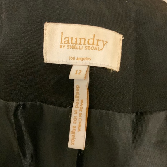 Faux Leather Trim Blazer - Picture 3 of 3